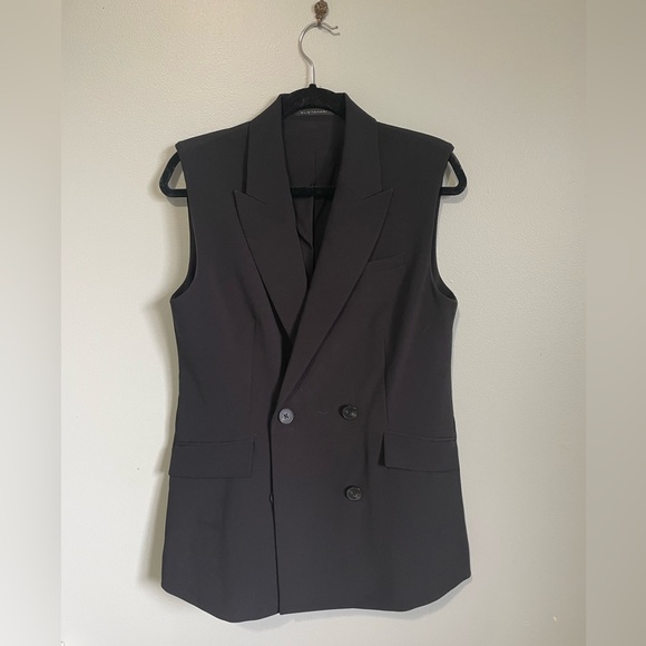 Black Elie Tahari suite vest - Picture 2 of 6